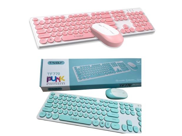 &u++ KIT TECLADO + MOUSE GAMER TWOLF T770